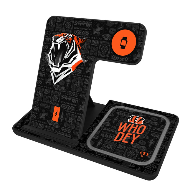 Cincinnati Bengals 3 in 1 Charging Station Deco