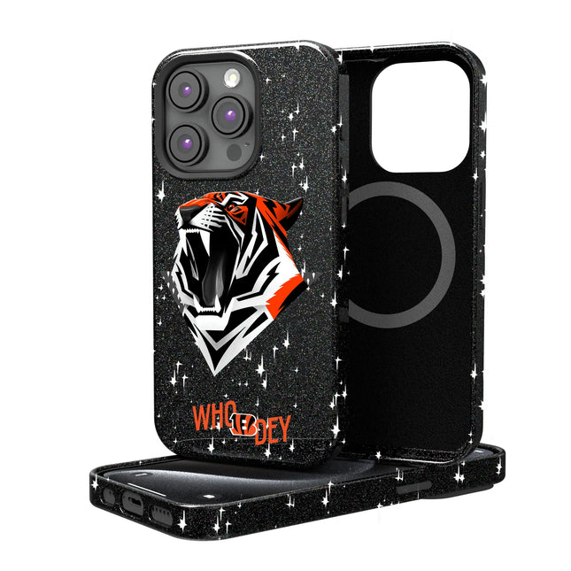 Cincinnati Bengals Black Bling Phone Case Deco for iPhone