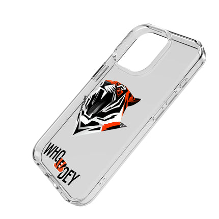 Cincinnati Bengals Clear Phone Case Deco for iPhone