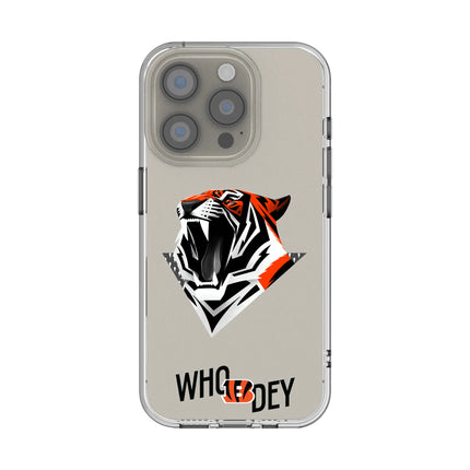 Cincinnati Bengals Clear Phone Case Deco for iPhone