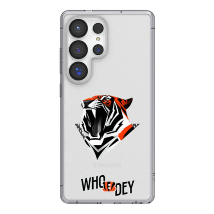Cincinnati Bengals Clear Phone Case Deco for Samsung Galaxy