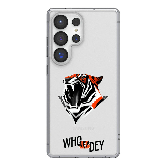 Cincinnati Bengals Clear Phone Case Deco for Samsung Galaxy