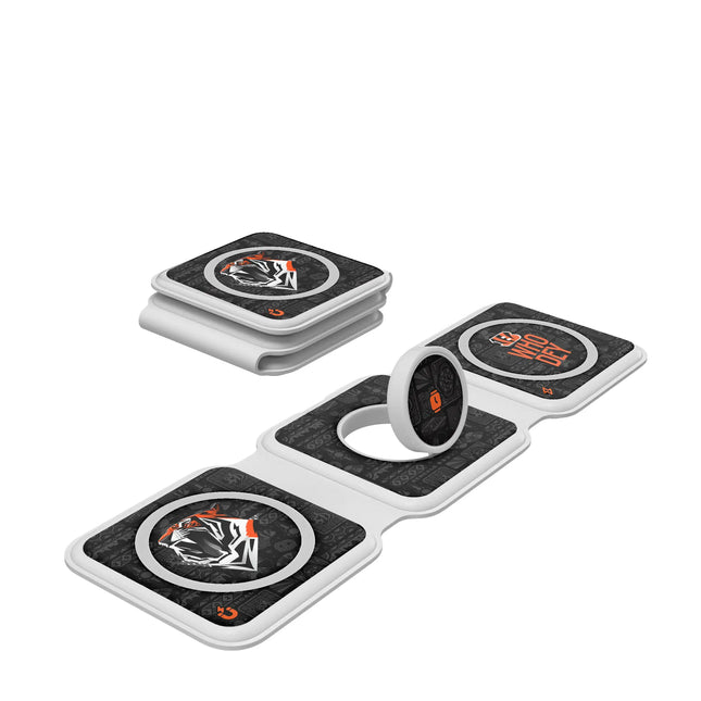 Cincinnati Bengals Foldable 3 in 1 Charger Deco