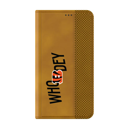 Cincinnati Bengals Folio Phone Case Deco for Samsung Galaxy