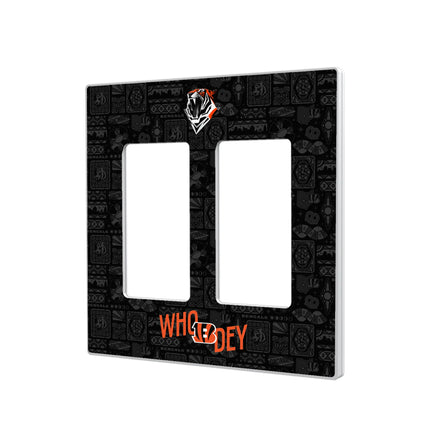 Cincinnati Bengals Hidden-Screw Light Switch Plate Deco
