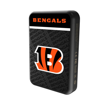 Cincinnati Bengals Plus Wireless Mag Power Bank Endzone