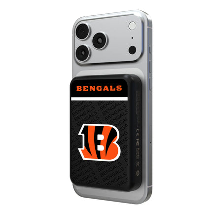 Cincinnati Bengals Plus Wireless Mag Power Bank Endzone