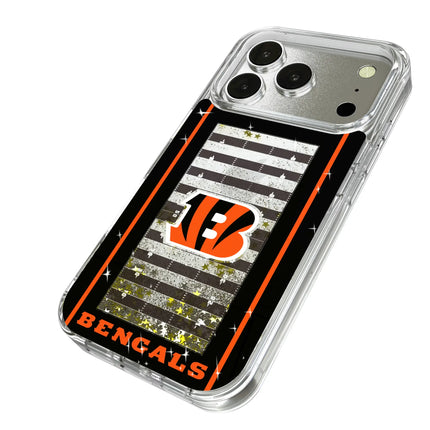 Cincinnati Bengals Glitter Phone Case Field for iPhone