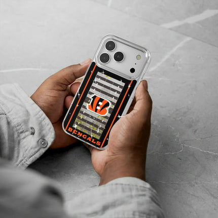 Cincinnati Bengals Glitter Phone Case Field for iPhone