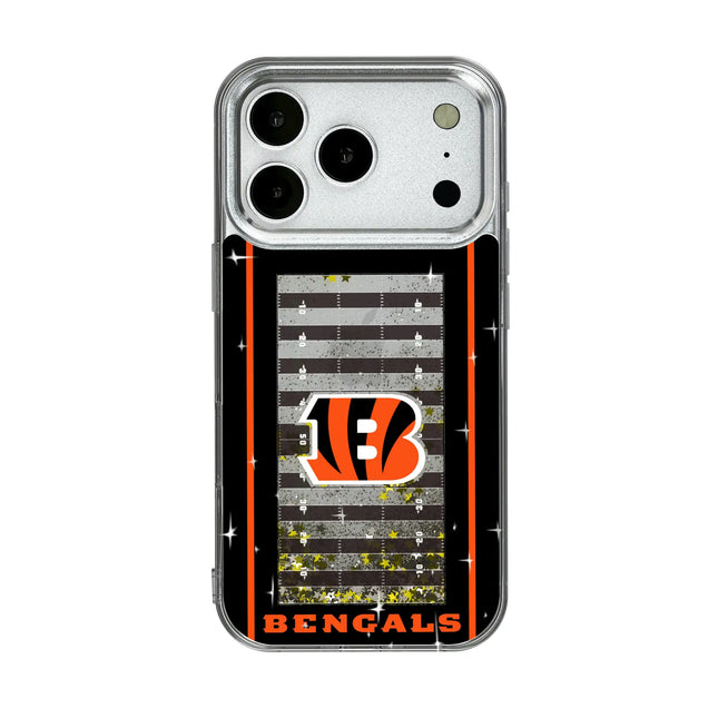 Cincinnati Bengals Glitter Phone Case Field for iPhone