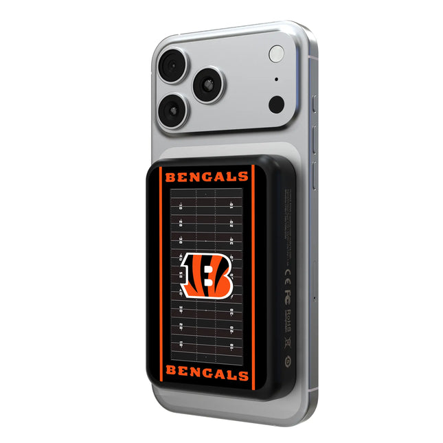 Cincinnati Bengals Wireless Mag Power Bank Field