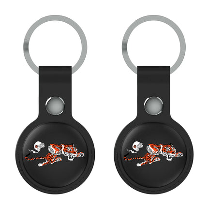 Bengals Black Airtag Holder 2-Pack Historic Insignia