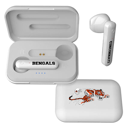 Cincinnati Bengals Wireless TWS Earbuds Historic Insignia