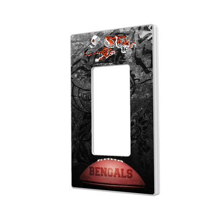 Bengals Hidden-Screw Light Switch Plate Historic Legendary