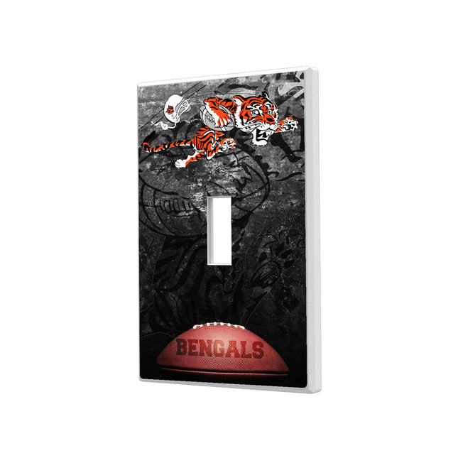Bengals Hidden-Screw Light Switch Plate Historic Legendary
