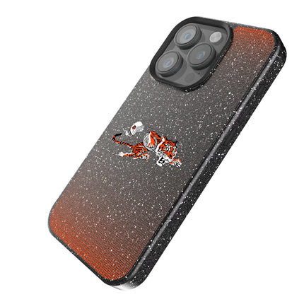 Bengals Black Bling Phone Case Historic Linen for iPhone