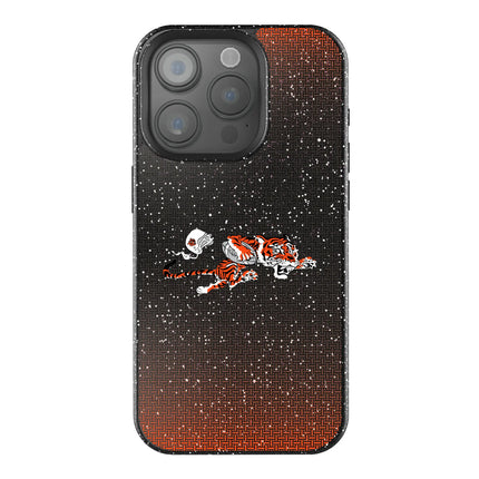 Bengals Black Bling Phone Case Historic Linen for iPhone
