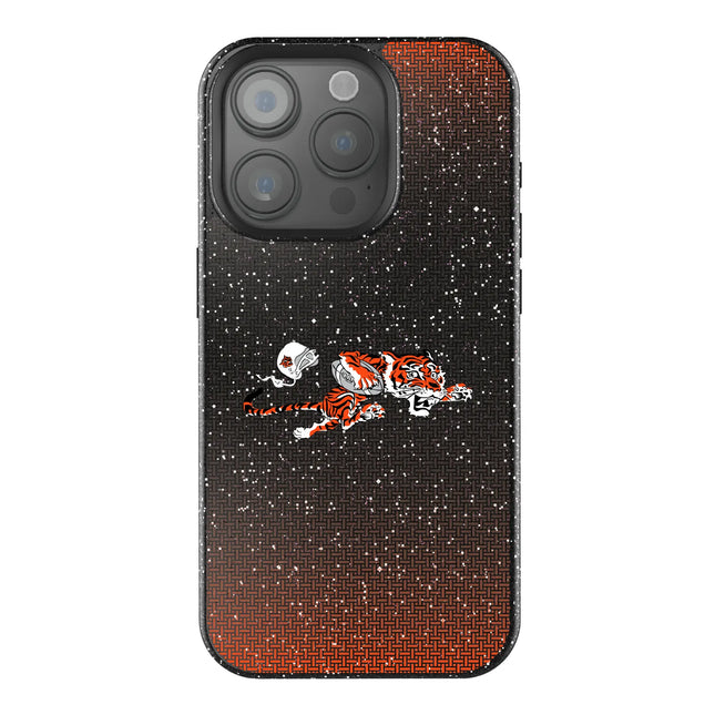 Bengals Black Bling Phone Case Historic Linen for iPhone