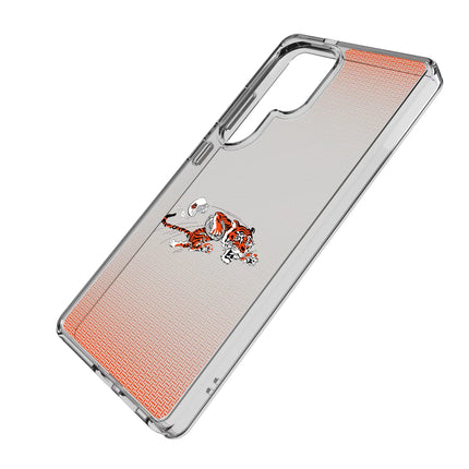 Bengals Clear Phone Case Historic Linen for Galaxy