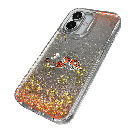 Bengals Glitter Phone Case Historic Linen for iPhone