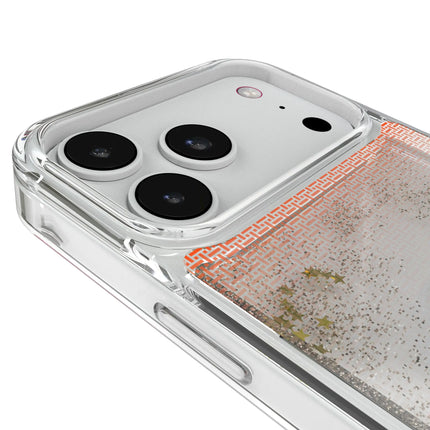 Cincinnati Bengals Historic Collection Linen Glitter Phone Case for Apple iPhone