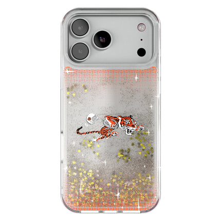 Cincinnati Bengals Historic Collection Linen Glitter Phone Case for Apple iPhone