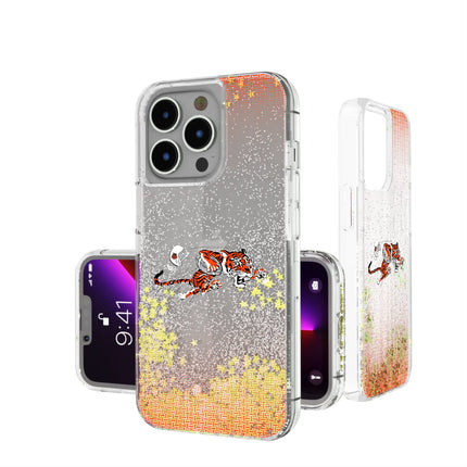 Bengals Glitter Phone Case Historic Linen for iPhone