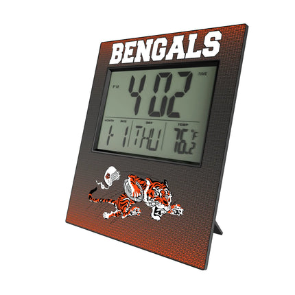 Cincinnati Bengals Wall Clock Historic Linen