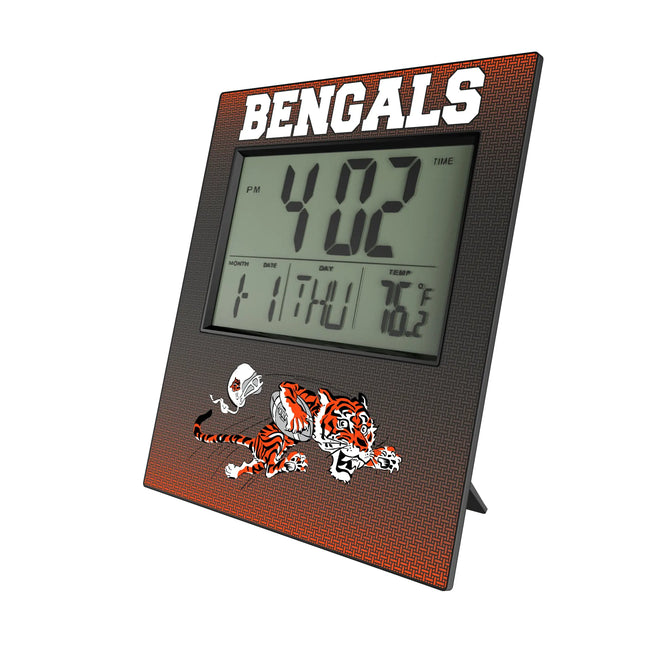Cincinnati Bengals Wall Clock Historic Linen