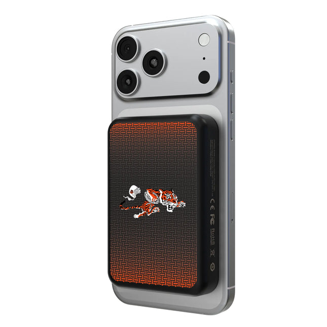 Cincinnati Bengals Wireless Mag Power Bank Historic Linen