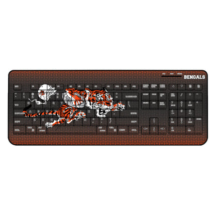 Cincinnati Bengals Historic Collection Linen Wireless USB Keyboard
