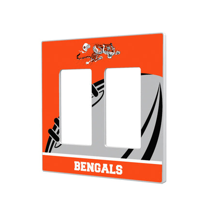 Bengals Hidden-Screw Light Switch Plate Historic Passtime
