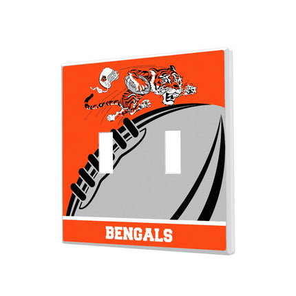 Bengals Hidden-Screw Light Switch Plate Historic Passtime