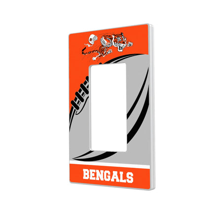 Bengals Hidden-Screw Light Switch Plate Historic Passtime