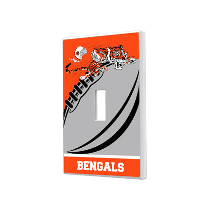 Bengals Hidden-Screw Light Switch Plate Historic Passtime