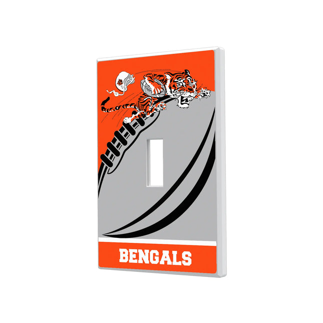 Bengals Hidden-Screw Light Switch Plate Historic Passtime
