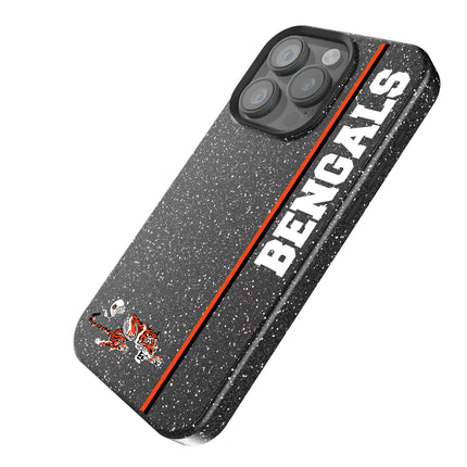 Bengals Black Bling Phone Case Historic Sidebar for iPhone