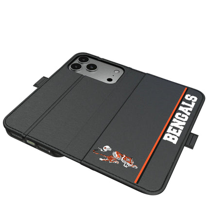 Cincinnati Bengals Historic Collection Sidebar Folio 2.0 Case for Apple iPhone