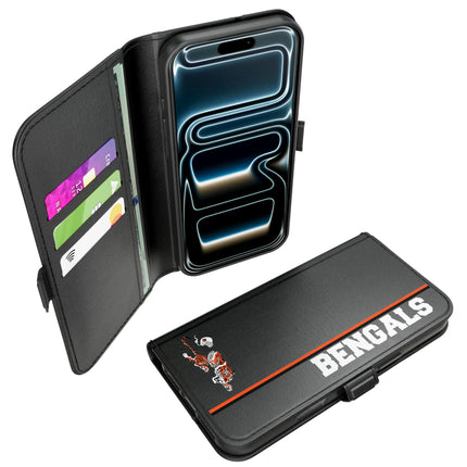 Cincinnati Bengals Historic Collection Sidebar Folio 2.0 Case for Apple iPhone