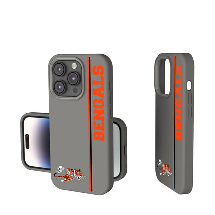 Bengals Soft Touch Phone Case Historic Sidebar for iPhone