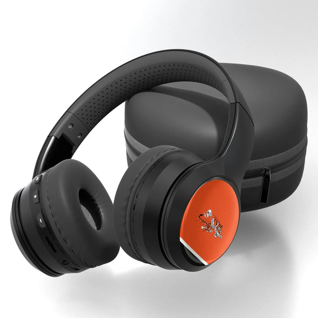 Bengals Over-Ear BT Headphones With Case Historic Stripe