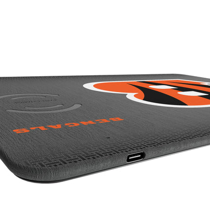 Cincinnati Bengals 15W Wireless Charger & Mouse Pad Linen