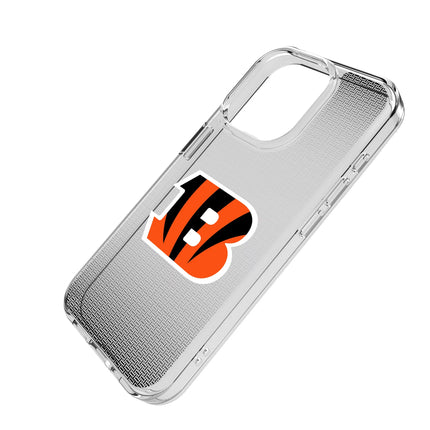 Cincinnati Bengals Clear Phone Case Linen for iPhone
