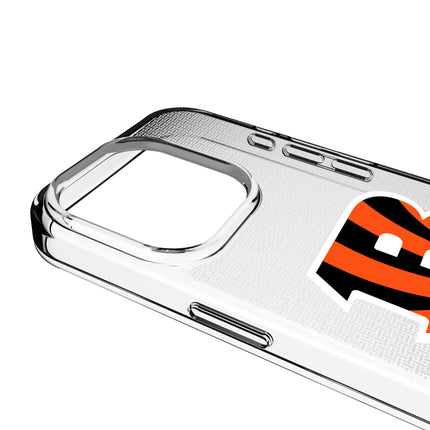 Cincinnati Bengals Clear Phone Case Linen for iPhone