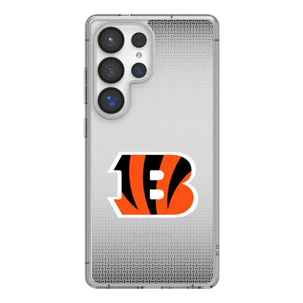 Cincinnati Bengals Clear Phone Case Linen for Samsung Galaxy