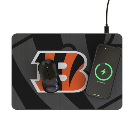 Bengals 15W Wireless Charger & Mouse Pad Monocolor