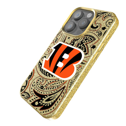 Cincinnati Bengals Bling Phone Case Paisley for iPhone