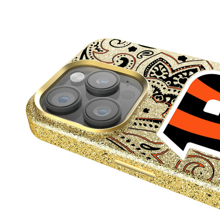 Cincinnati Bengals Bling Phone Case Paisley for iPhone