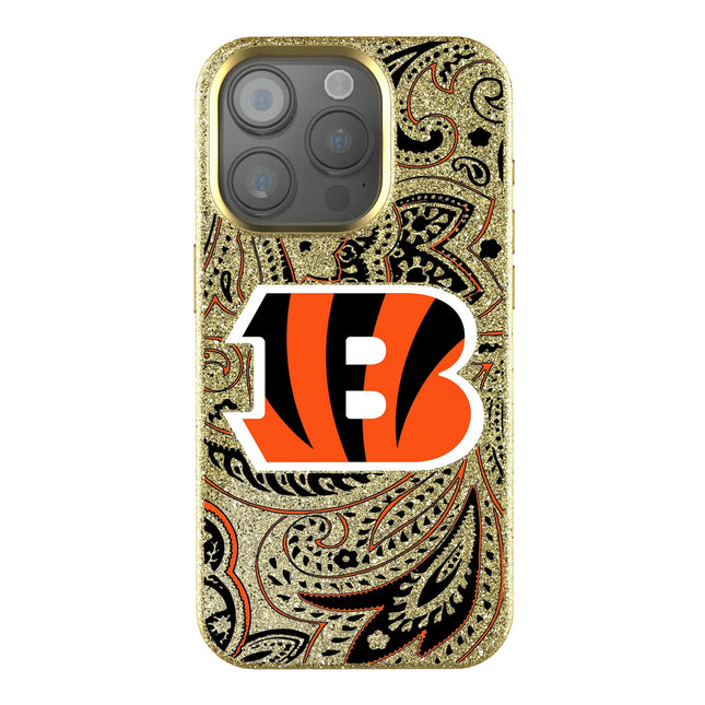 Cincinnati Bengals Bling Phone Case Paisley for iPhone