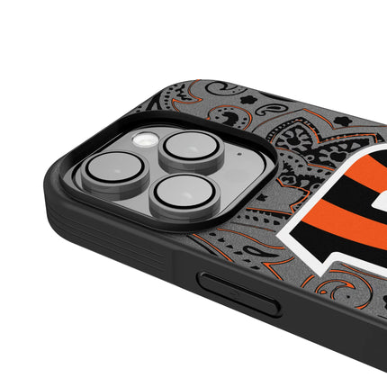 Cincinnati Bengals Bump Phone Case Paisley for iPhone
